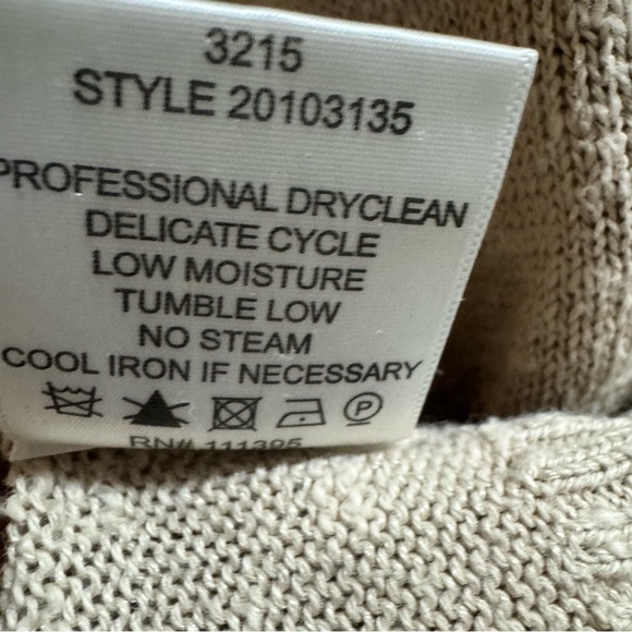 Tory Burch Beige Button-Up Cardigan - Picture 6 of 7